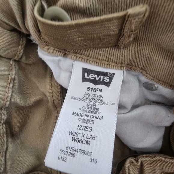 LEVIS Boys Skinny Jeans Size 12 Reg - Picture 4 of 4